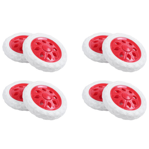 8 Pcs Wheel Shopping Service Cart Stool Caster Replacement