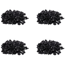 7mm Hole Plastic Rivets Fastener Auto Car Bumper Push Clips 400 Pcs
