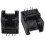100Pcs RJ45 8P8C Computer Internet Network PCB Jack Socket Black 5