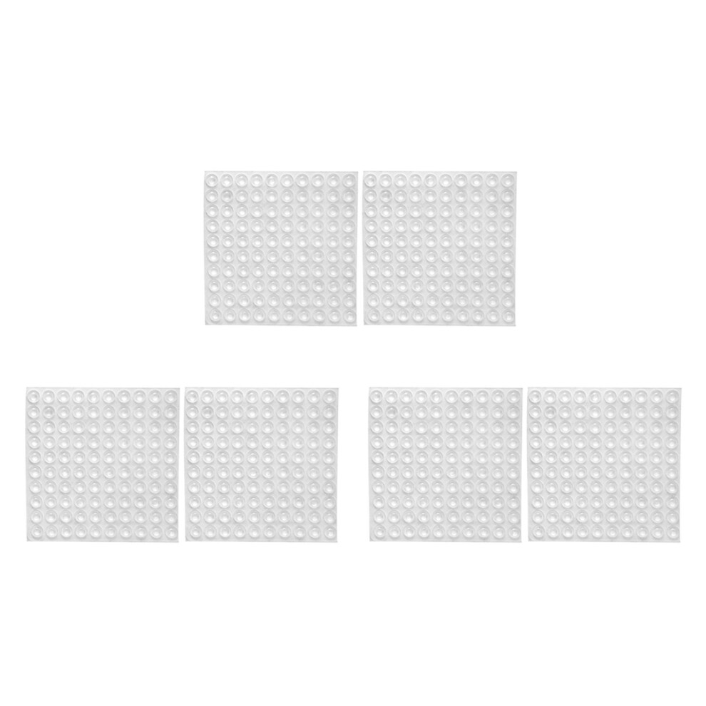 600X Transparent Rubber Feet Adhesive Bumper Pads Self Stick Bumpers Sound Dampening Door Cabinet Buffer Pads, 8 X 2.5Mm 4712412689648