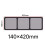 140mm PC Dust Magnetic Filter 14CM PC Computer Case Cooler Fan Dust Filter Magnetic Frame Dustproof Cover for Case Fan B 10