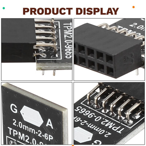 Modulo TPM2.0 per Modulo di Sicurezza TPM LPC A 12 Pin Gigabyte Modulo LPC per Scheda Madre Gigabyte per Modulo Win11 1