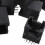 100Pcs RJ45 8P8C Computer Internet Network PCB Jack Socket Black 7