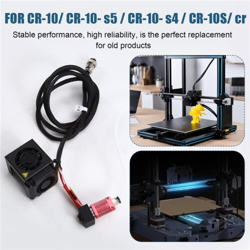 3D Printer Accessories for CR-10 Complete Printhead Kit with Fan 12V Hot End Kit 2