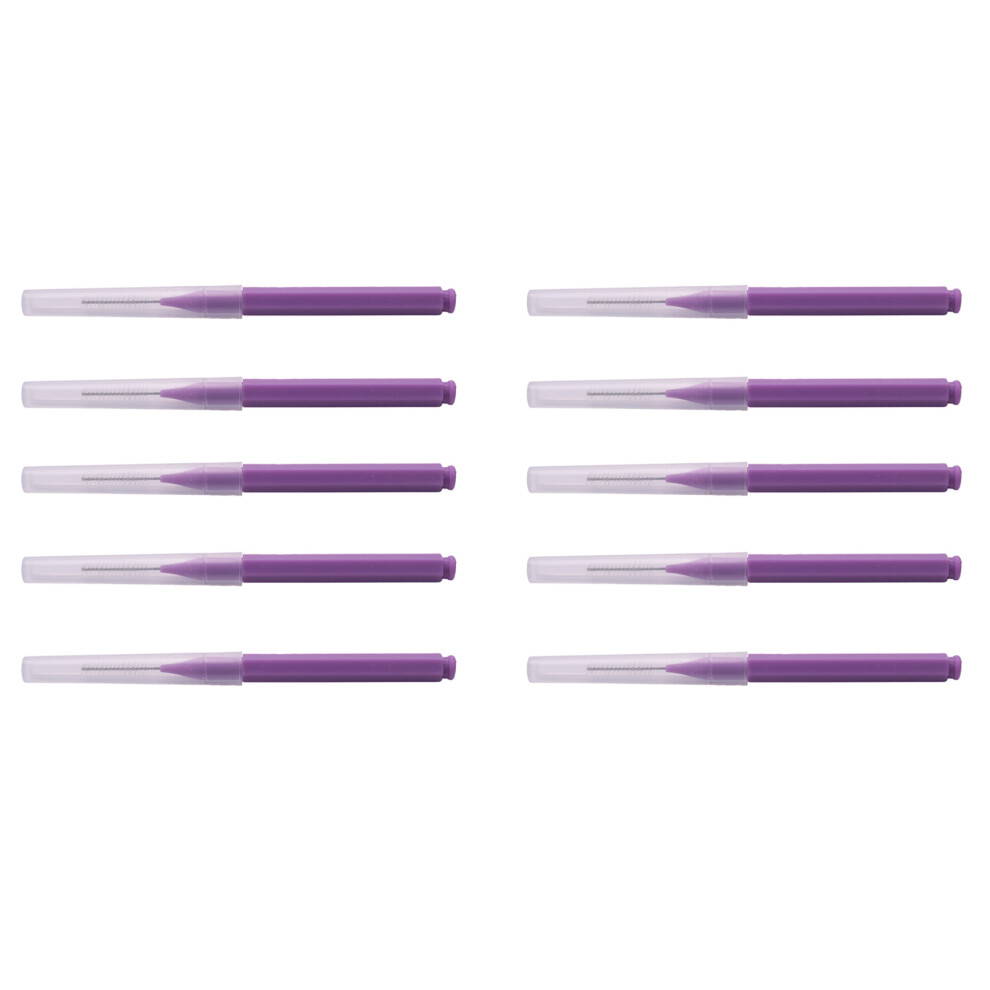 Purple 80Pcs Tooth Floss Oral Hygiene Dental Floss Soft Interdental Brush Toothpick Healthy For Teeth Cleaning Oral Care