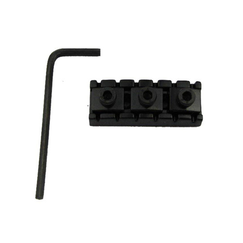 2 set 42mm Guitar Metal String Lock Locking Nut for Electric Guitar Tremolo Double Lock System, Black 1