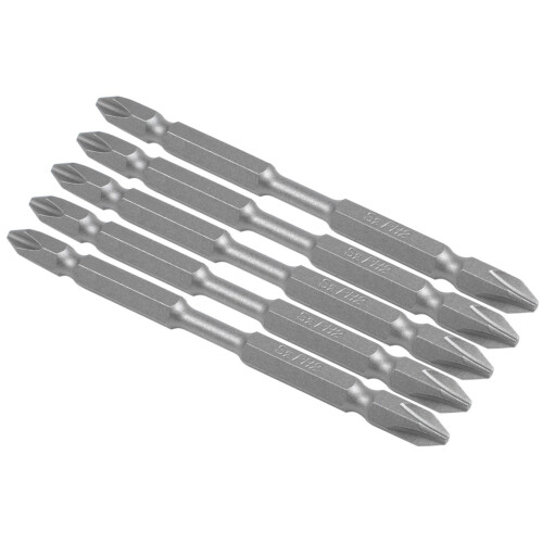 15Pcs S2 Screwdriver Bits Set 100mm Phillips Strong Magnet Driver Steel Double  Hex Shank with Magnetizer Ring 1