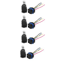 4X Waterproof Integrated Automobile Relay /12V 40A Auto Relay & Socket 5 Pin