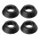 4X Supporto per Palla, Supporto per Display Basket Nel Plastica per Calcio, Pallone da Basket, Nero 1