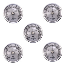 5X for Home Pressure Gauge Weather Station Metal Wall Hanging Barometer Atmospheric Multifunction Thermometer Hygrometer