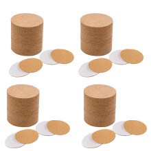 Posavasos de Corcho Autoadhesivos, Esteras de Corcho Hojas de Respaldo de Corcho para Posavasos Y Suministros de Manualidades de Bricolaje (320,