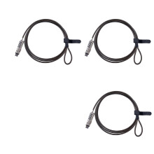 3X 4 Digital Universal Lock USB Laptop Security Cable Lock for Computer