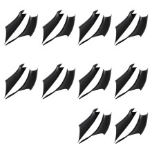 20Pcs ABS Interior Door Handle Pull Protective Cover for 3 4 Series 3 Series F30 F35 2013-2019 Carbon Fiber Style