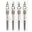 4Pcs Engine Glow Plug 0250202020 for  for  1.9D Engine 1994-2000  Preheating Plug 5962.2Z 9651029880 1