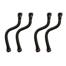 4X Car Air Duct Filtered Pipe Air Intake Hose with Rubber Seal Ring for  F20 F21 F30 11157608144
