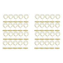 40 Stücke  Tisch Karten Halter,2 Zoll Nette Tischnummer Halter, Classy Tisch Karten Halter Tisch Bild Steht, Elegante Draht Foto Halter Menü Memo