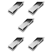 5X Stainless Steel Garbage Flap Lid Trash Bin Cover Flush Built-in Balance Swing Flap Garbage Lid B