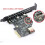 2X USB 3.1 Type C Front Panel Header Extension Cable,Type E to USB 3.1 Type C Cable,Internal Adapter Cable,(50cm) 3
