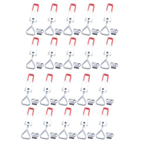 80 Pack Adjustable Toggle  Clamp 4001, 330 Lbs Holding Capacity, Heavy Duty Quick Release Pull  Toggle Clamp 2