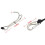 4X KEEP DIVING Scuba Diving Double Dual Stainless Steel  Drift Hook with  and Clips Hook ,Black 7