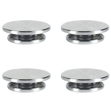 4pcs 12/15cm Double Face Use Aluminum Alloy Turntable for Ceramic Clay Sculpture Platform Pottery Wheel Rotating Tools