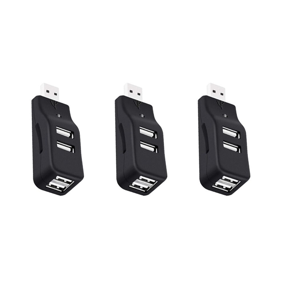 3X 4 Port Usb Hub, Usb 2.0 Data Hub Splitter Small Portable, For Pc, Laptop, Notebook Pc, Xps, 6131736507267