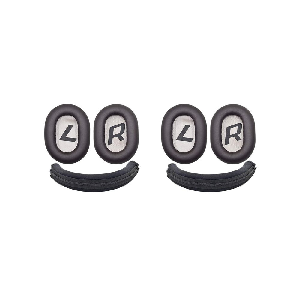 2Set Ear Pads Headband Ear Cushion Ear Cups Ear Cover Replacement For Backbeat Pro 2 Se 8200Uc Headphones Brown 6033506231085