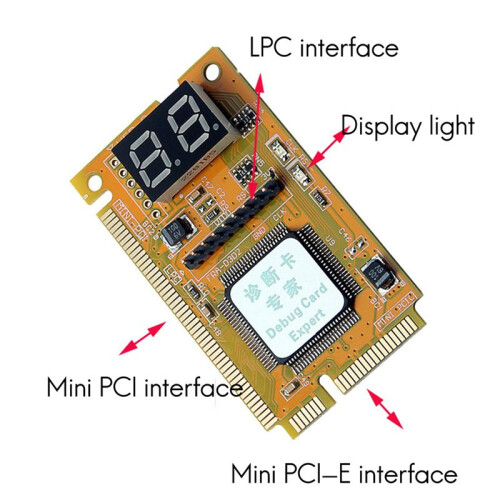 2X Multifunction 3 in 1 Debug Card Expert  PCI PCI-E LPC PC Laptop Analyzer Tester Diagnostic Post Test Card Part 1