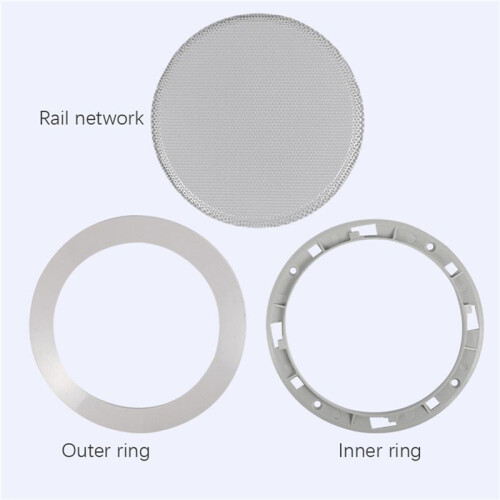 20X Ceiling Speaker Grille, 4-Inch Ceiling Embedded Audio Speaker Grille(Silver) 1