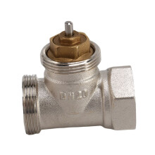 3X 3/4Inch Brass Thermostatic Radiator Valve Straight Type DN20 Automatic Temperature Control Valve Floor Heating