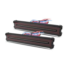 Rectangular LED Tail Light Bar Brake Indicator Rear Bumper Flowing Turn Signal Lamp DRL for Pickup Truck Semi Trailer RV