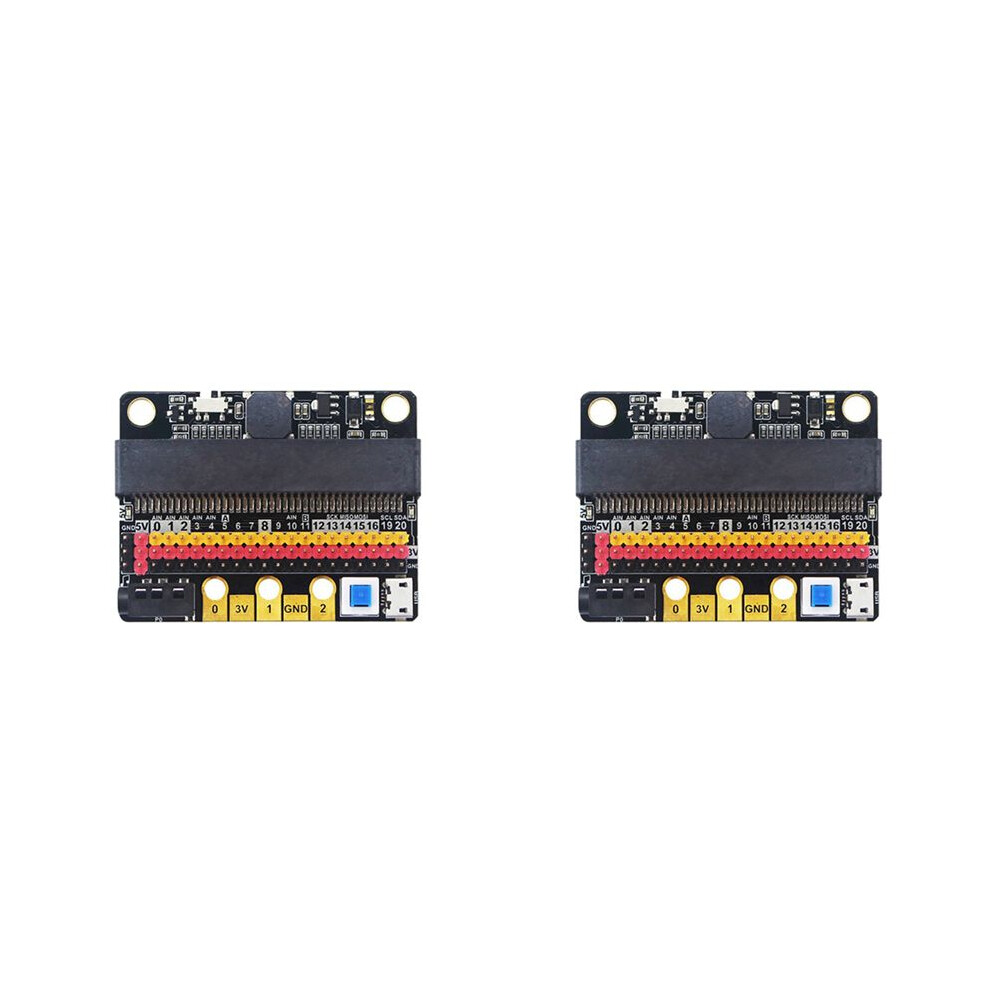 2X für Milrobit Erweiterungs Platine IO BIT V2.0 Milro:Bit Horizontale Adapter Platte