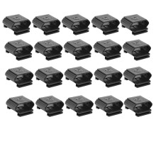 20 Pièces de Support de Pare-Chocs Avant A2018800114 pour - W201 190D 190E Clips de Support de Rail de Protection Avant