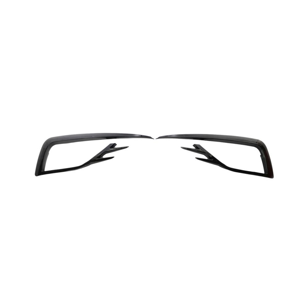 Car Front Fog Lamp Eyebrow Wind Knife For 7.5 Mk7.5 2017-2019 Fog Eyebrow Eyelid Trim Cover Glossy Light/Black 6134104005327