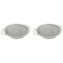 2X Verfzeef Mesh Roestvrijstalen Verf Emulsie Honing Trechter Filter Cover Filter Tool Product 60-Mesh 11,4 Inch Breedte