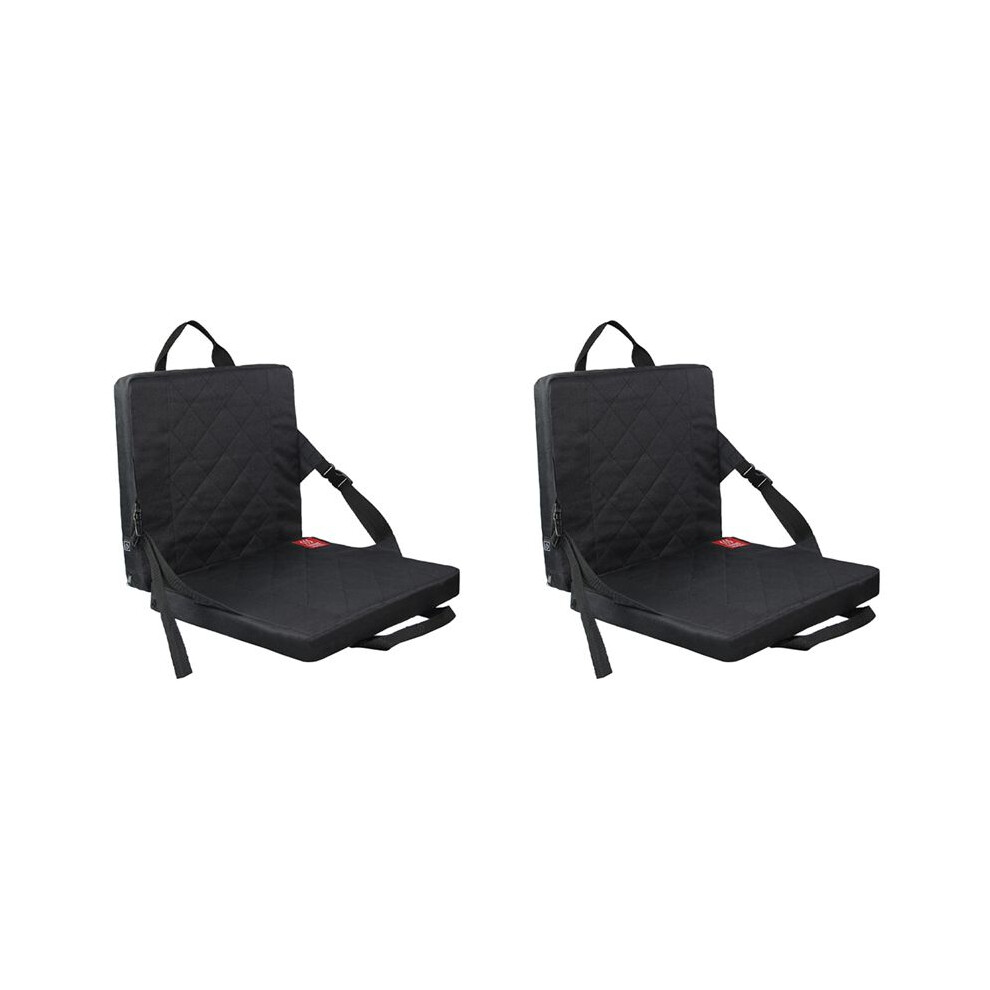 2X Heated Stadium Seats Cushion,Portable Heated Stadium Seats Pads for Bleachers with Back Support for Outdoor Camping