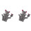 2X Graue Maus Handpuppe Fingerpuppen 1