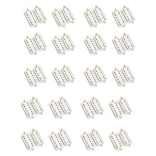 20 Stuks Gitaar Hals Brug Humbucker Pickup Bodemplaat 50 Mm 52 Mm Pole Afstanden Humbucker Brug Hals Onderdelen