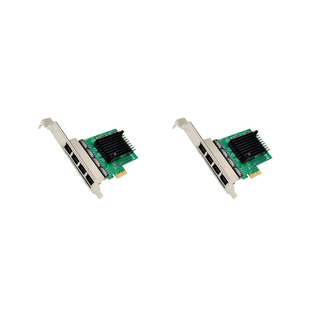 2X Pci-E X1 Gigabit Network Card Pci-Express 4 Port Ethernet Network Card Rtl8111f Ethernet Lan Card 4713616165570