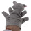 2X Graue Maus Handpuppe Fingerpuppen 4
