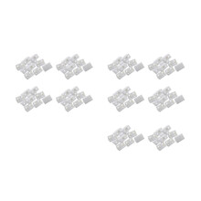 Furniture Cabinet Fastener Corner Braces Angle Brackets White 100Pcs