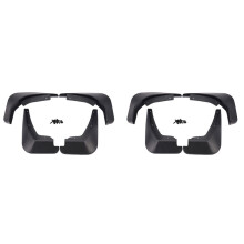 8PCS Car Mud Flap Mudguard Front Rear Guard Set for Fiesta