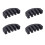 4X Rubber Mute Silencer 4/4 Violin Fiddle Slight Practice Black 1