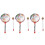 3X Kids Percussion Lollipop Drum, 6 Zoll 1