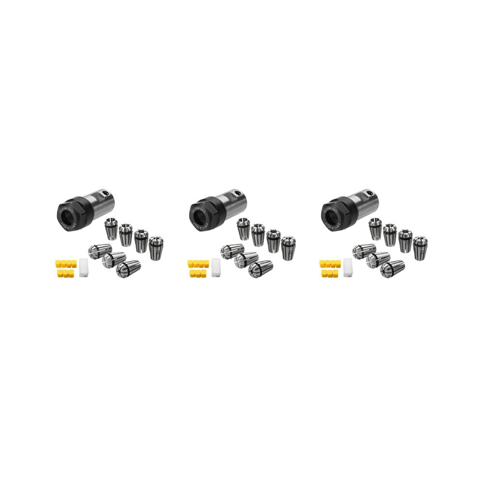 21Pcs Er11 1-7Mm Spring Collets With Er11a 5Mm Motor Shaft Holder Extension Rod 6031222143996