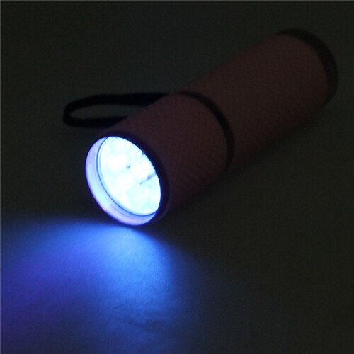 4X Outdoor   Rubber Coated 9-LED Flashlight Torch 2