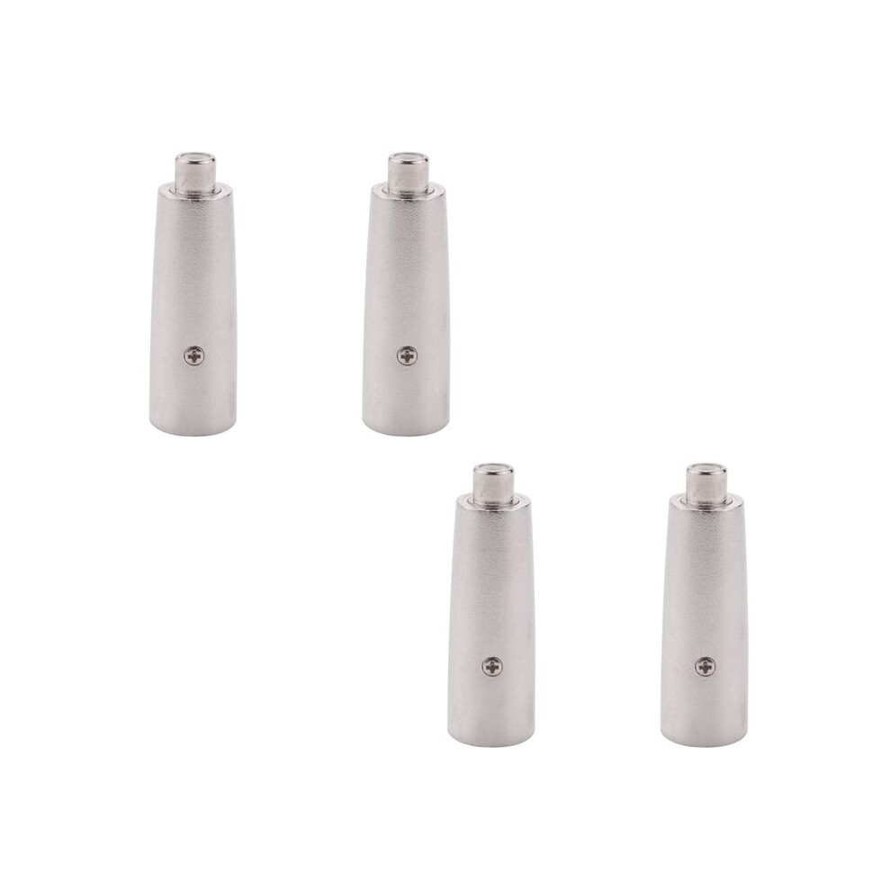 4X 3 Pin Xlr Male To Rca Female Audio Jack Plug Microphone Adapter Converter Connector 6132295067537