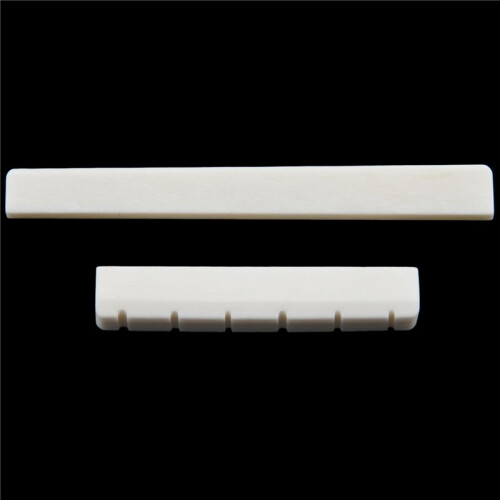 20X Classical Guitar Bone Slotted Saddle Nut Set 2