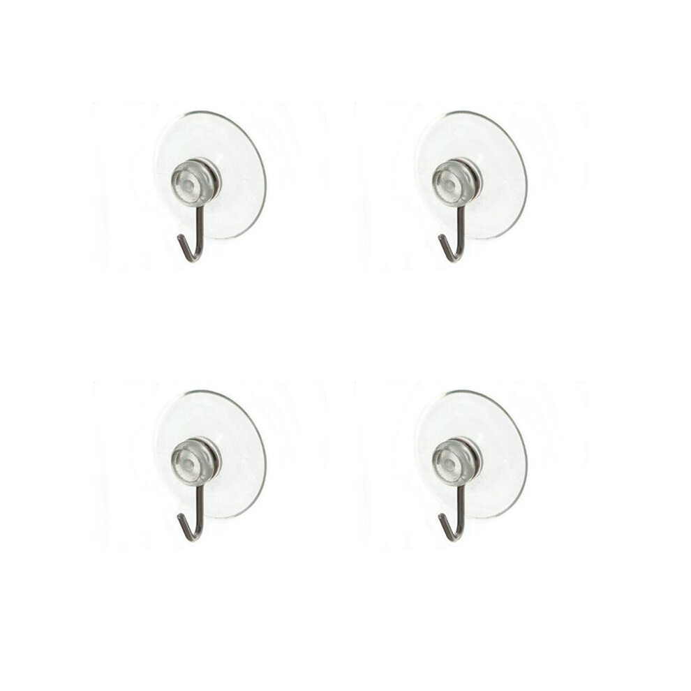 Suction Sucker Window Hooks Clear Wire Hook 32Mm ( Pack Of 40 ) 6031497464925