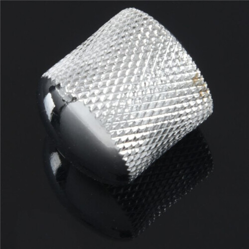 16X Guitar Dome Control Knobs for  Tele Replacement, Silver 2